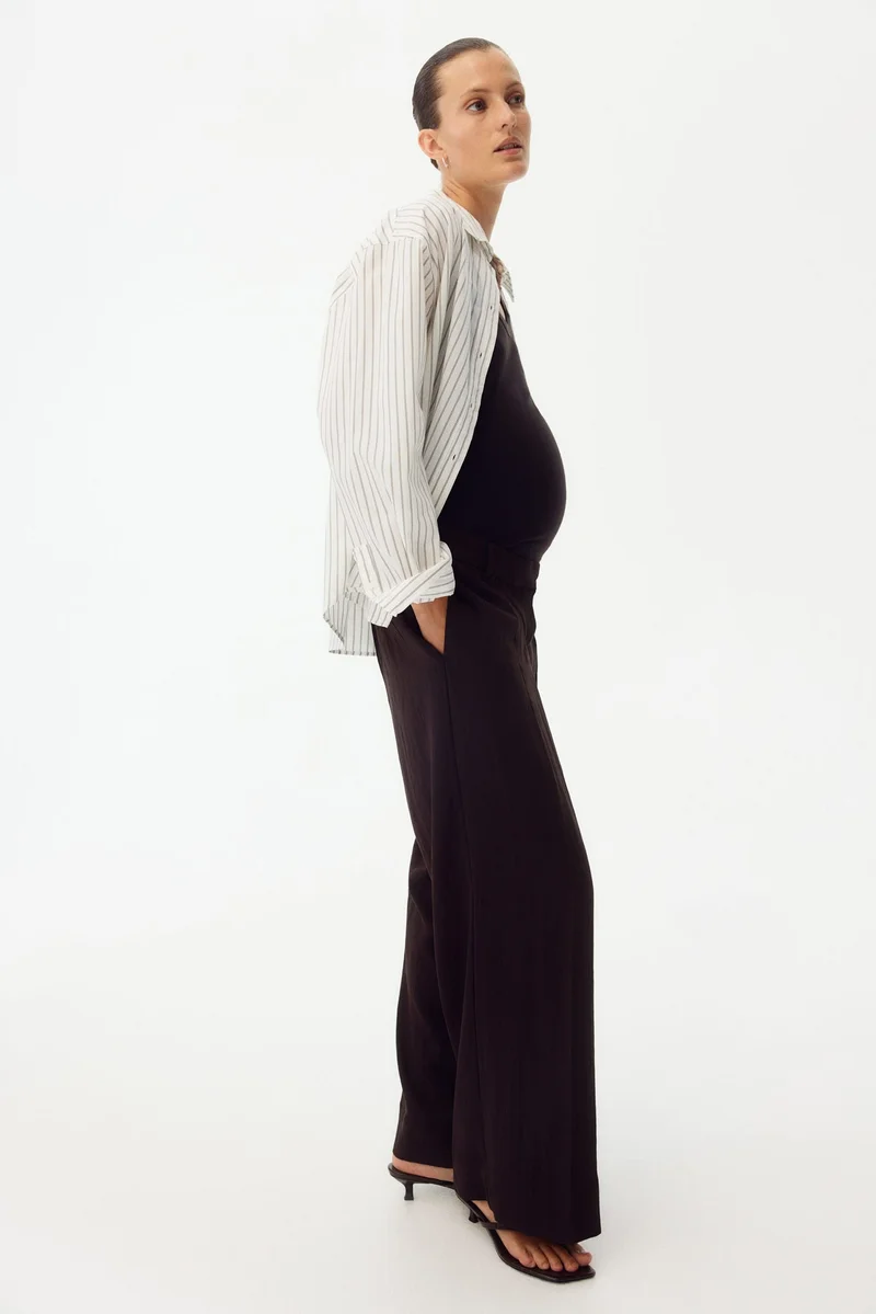 H&M MAMA Wide tailored trousers