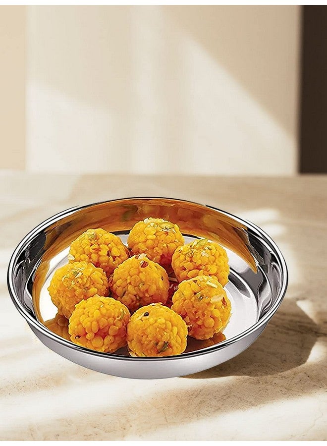 Hazel طقم أطباق هازيل من الفولاذ المقاوم للصدأ | أطباق فولاذية صغيرة بحجم 200 مل للوجبات الخفيفة | أطباق الإفطار، مجموعة من 12 - Image 5