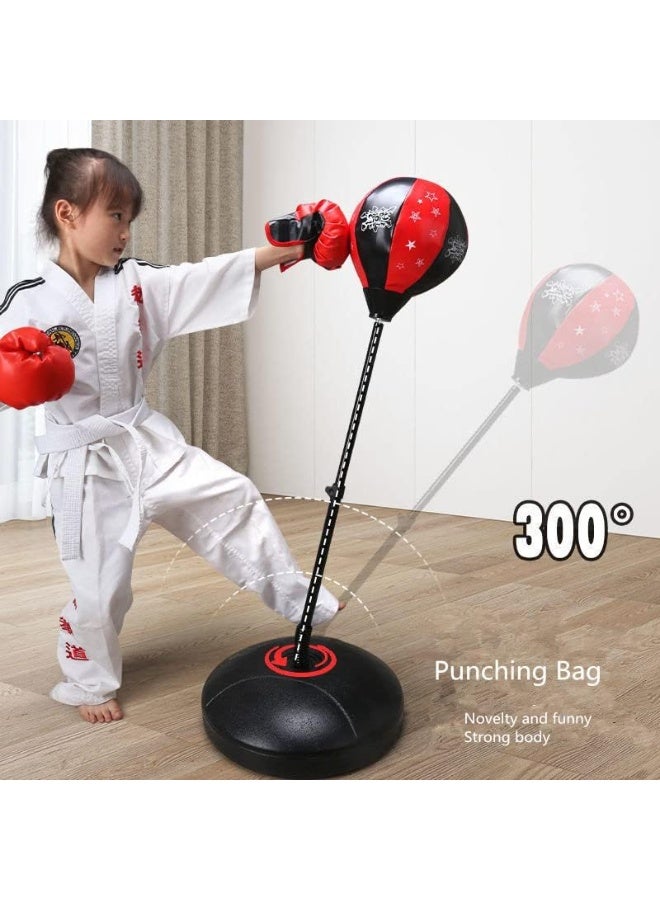 Generic Kids Free Standing Boxing Punching Ball with Adjustable Height – Flexible Punch Bag with Stable Base for Fitness, Coordination & Energy Release - Image 4