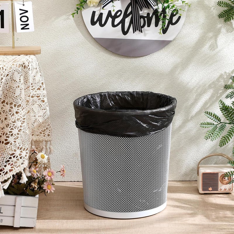Biodegradable Trash Bags 2.6 Gallon 100pcs Black Starch-based Kitchen Garbage Bags Wastebasket Liners for Office Bathroom Household Use - Image 4