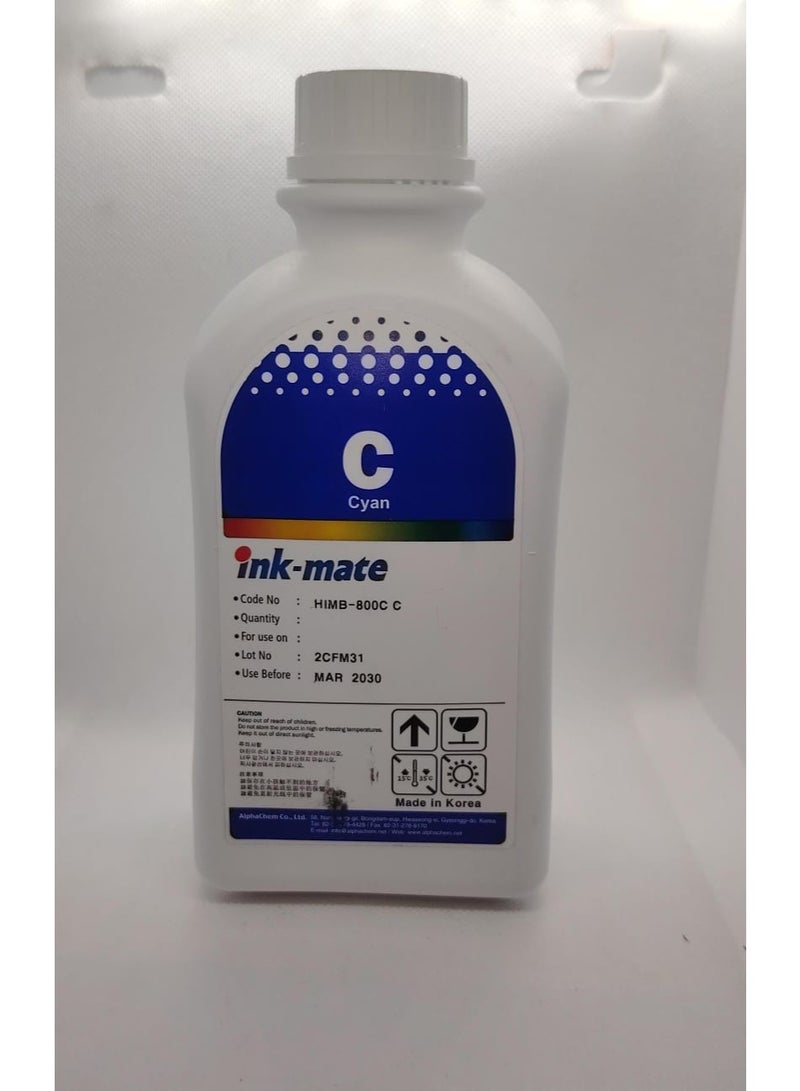 Refillable printer ink, 500 ml, blue