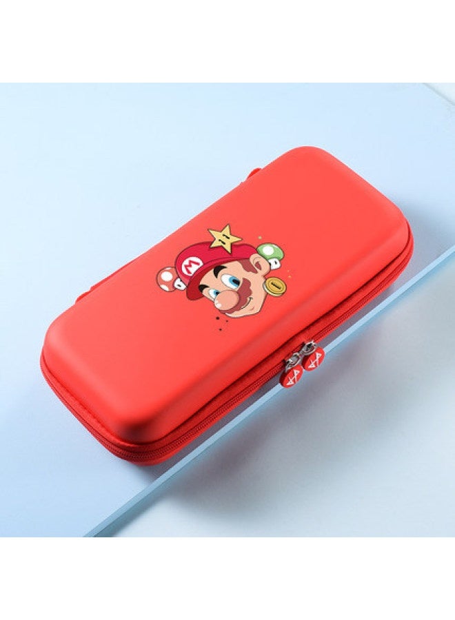 Red Print Nintendo SwitchOLED Storage Bag Manufacturers Direct NS Game Console EVA Card Than Hand Bag-Product Color:OLED/NS Mario Gold Clutch  - Image 1