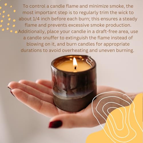 R Wellness Candle Wicks for Candle Making, 360 Inch Long Flat Braid Super Thick with 75 Piece Sustainers for Bigger Diameter Candle - Image 5