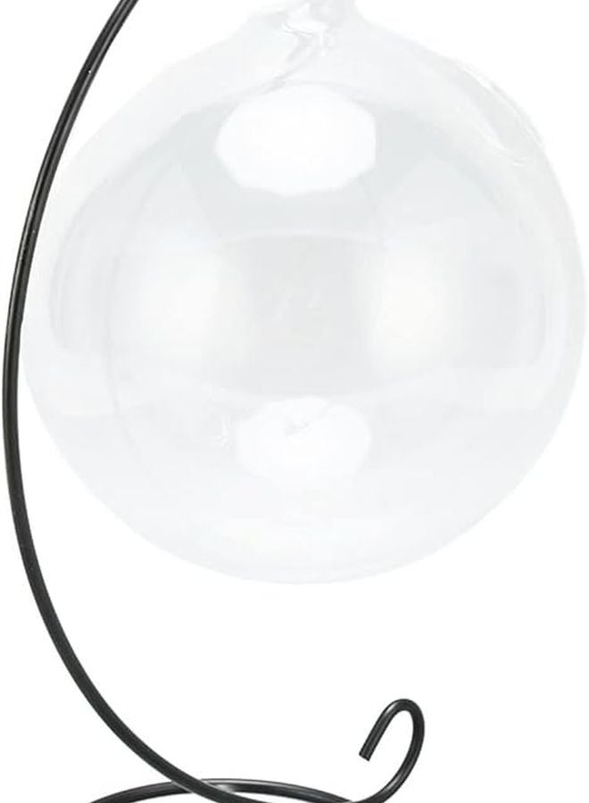 حوض أسماك زجاجي صغير مع حامل لتزيين المنزل والمكتب والحدائق - Image 5