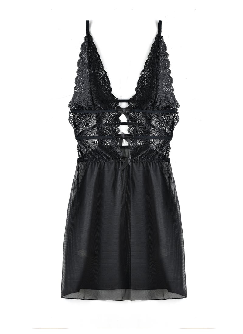 Lacy Dreams SLIP DRESS WITH BRIEF  - Image 1