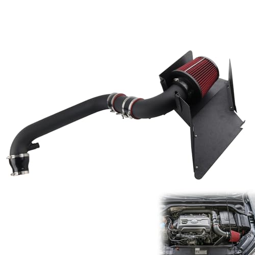 VVORHSBELL Turbo Cold Air Intake Kit Compatible with GTI MK5(06-09) A3 8P (05-13)2.0T TSI Golf MK6 1.8T/2.0T(11-14) MK6.5 1.8T/2.0T(15-18) Passat B7 1.8T (12-19 manual) VW CC2.0T (09-17) - Image 1