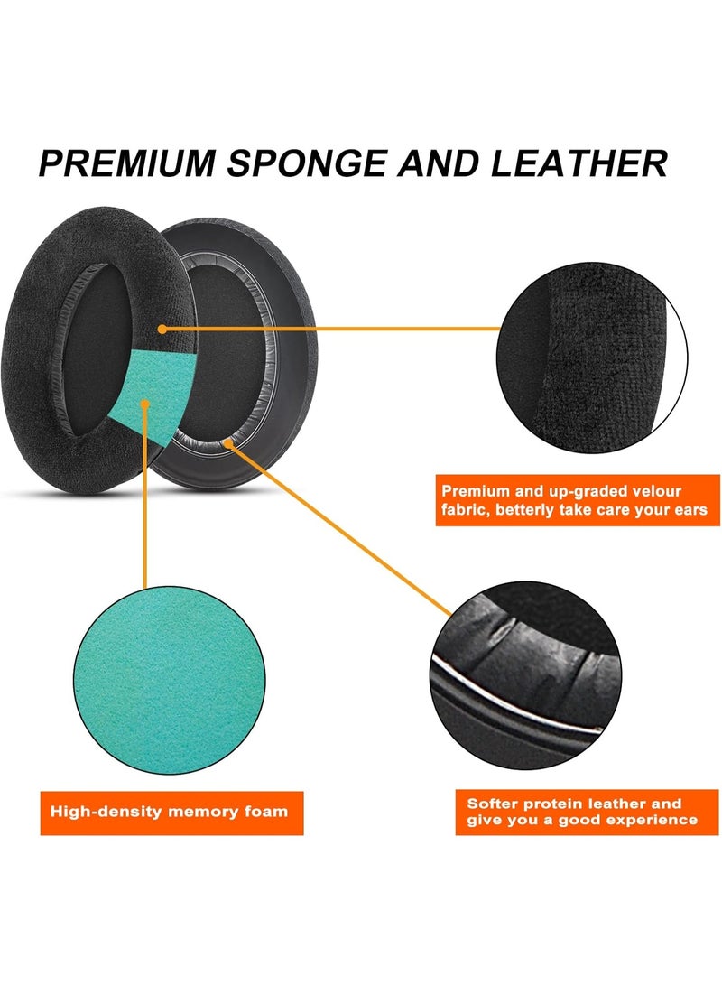 KISSUN Replacement Earpads for Sennheiser HD650/HD600/HD660S/HD545/HD525/HD535 Headphones, Ear Pads Cushions Also Compatiable with Massdrop X HD6XX/HD58X and HD580/HD565 Jubilee Headphones(Velour) - Image 4