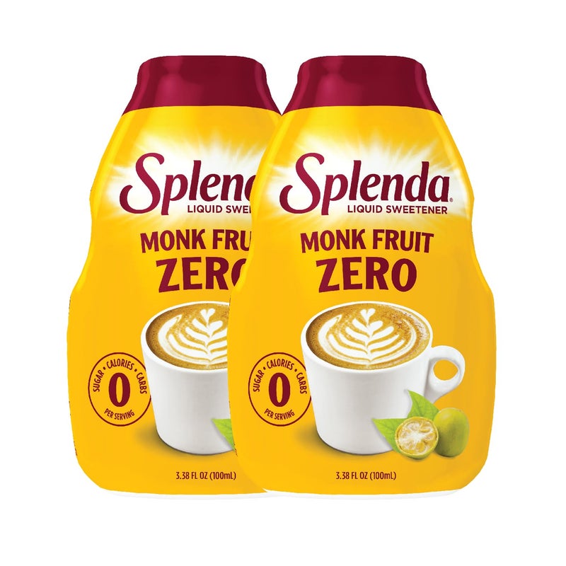 SPLENDA Monk Fruit Liquid Zero Calorie Sweetener Drops 338 Fl Oz Bottle Pack of 2 - Image 3