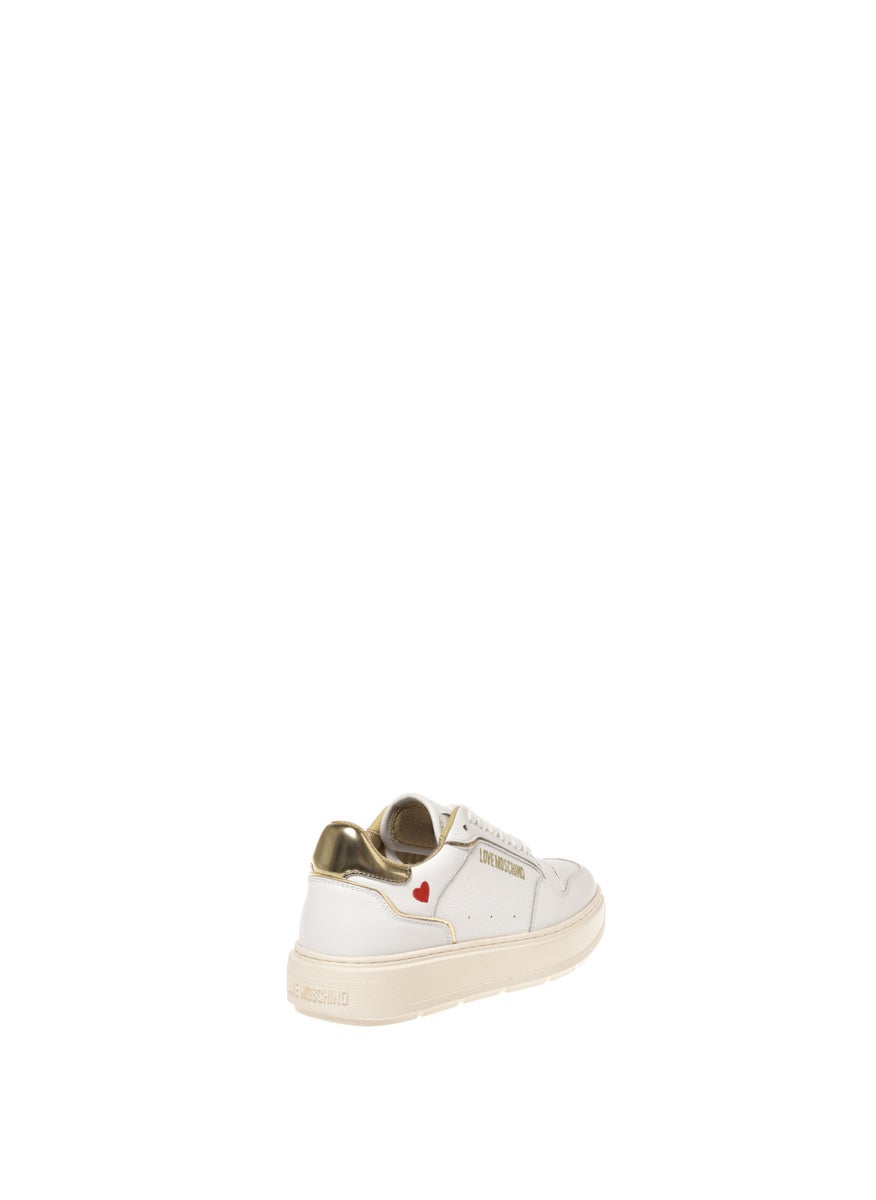 Love Moschino Lace Up Low Top Sneakers  - Image 3