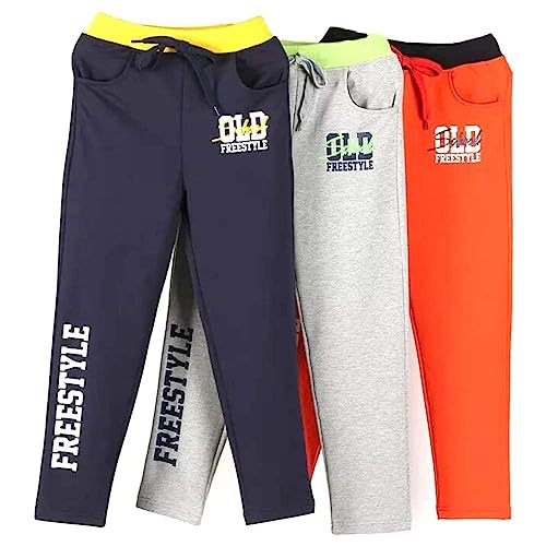 KYDA KIDS® Boy's Cotton Printed Regular Fit Track Pants - Pack of 3(KK_OLD_VILLAGE_Trackpants-C3-2-3y,Multicolor) - Image 1