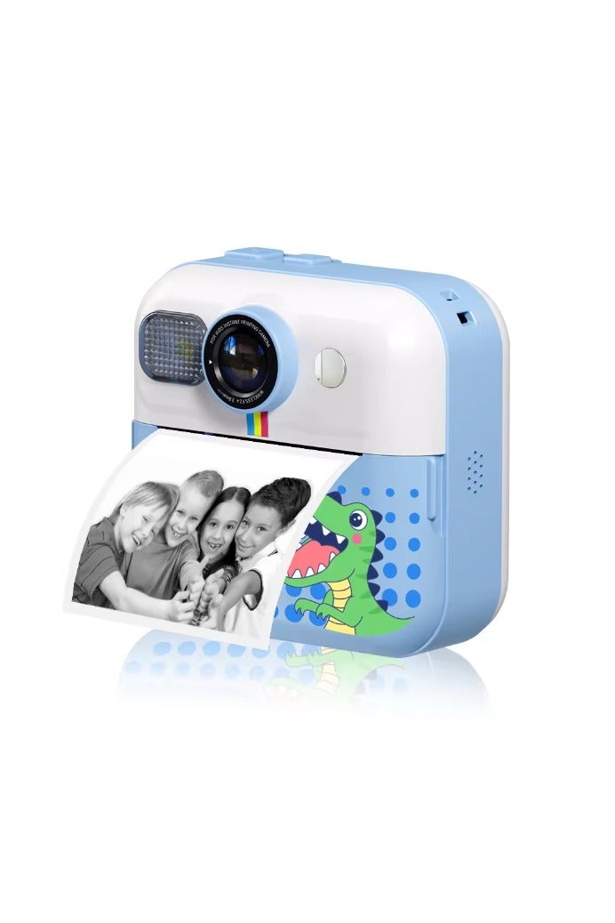 BlueFire Kids Instant Print Camera 1080p HD – Mini Selfie Camera with 2.4" Touch Screen, Thermal Instant Print, Full HD Video, LED Flash, Waterproof & Shockproof – Fun Toy Camera with 32GB SD Card - Image 1