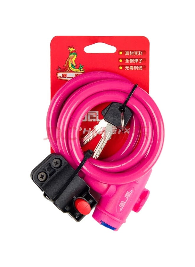 Phoenix Outdoor Sports Folding Bicycle With Ring Lock, Mountain Bike Lock, Black - Image 2