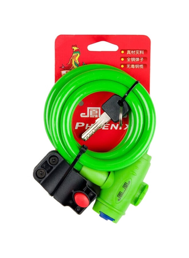 Phoenix Outdoor Sports Folding Bicycle With Ring Lock, Mountain Bike Lock, Black - Image 3