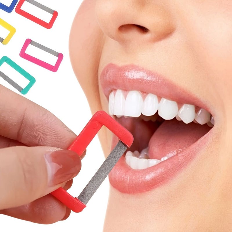 Oral Cleaning Strips Disposable Fragrance Free 2pcs Random Color - Image 1