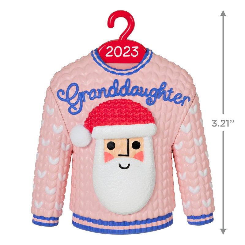 Hallmark Keepsake Hallmark Keepsake Christmas Ornament 2023  Granddaughter Christmas Sweater  Family Gifts - Image 5