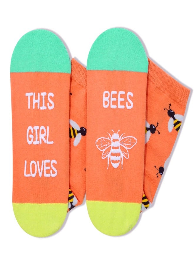 Happy Pop HAPPYPOP Funny Bee Socks for Women - Honey Bee Keepers Gifts for Mom Mothers Day Gifts for Animal Lovers - Image 4