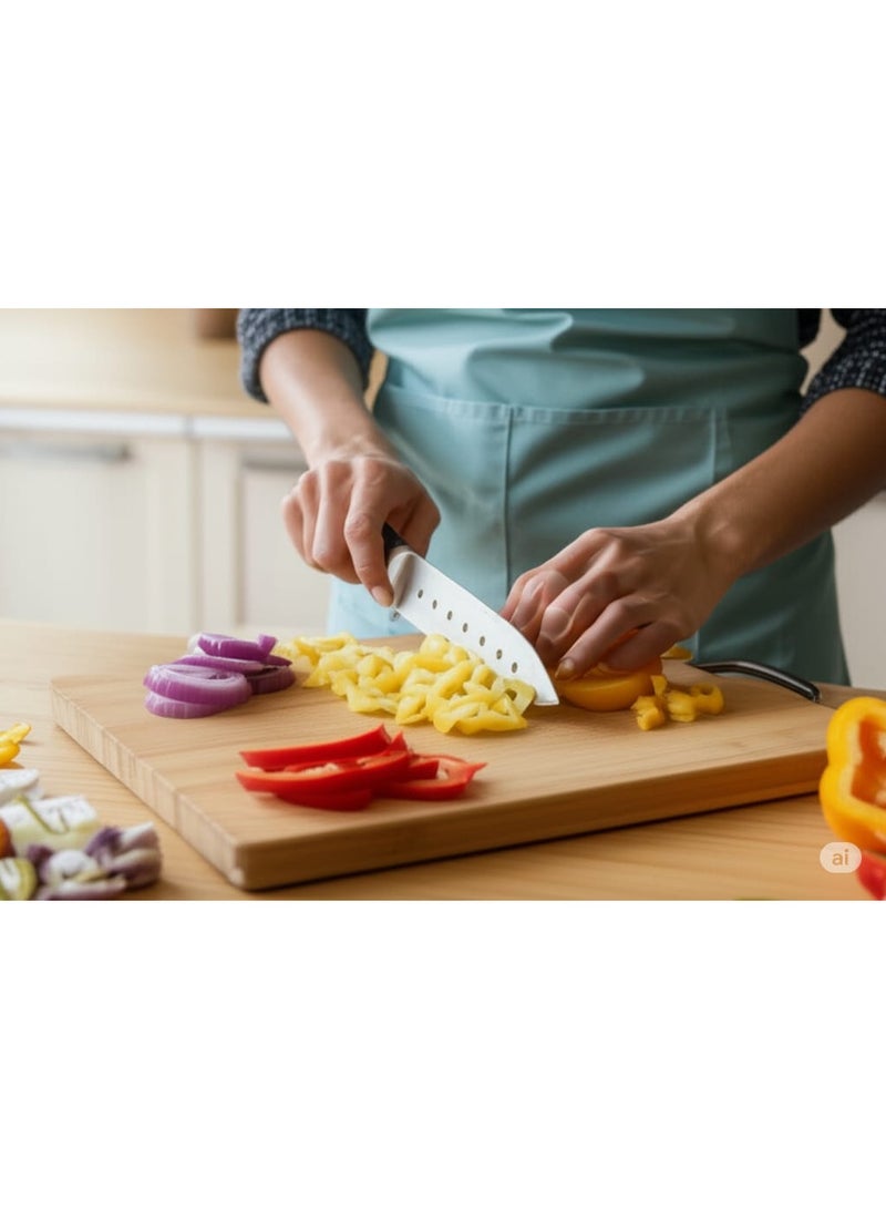 لوح تقطيع من الخيزران للمطبخ، لوح تقطيع خشبي متين لتقطيع الخضروات واللحوم، لوح تقطيع، - Image 2