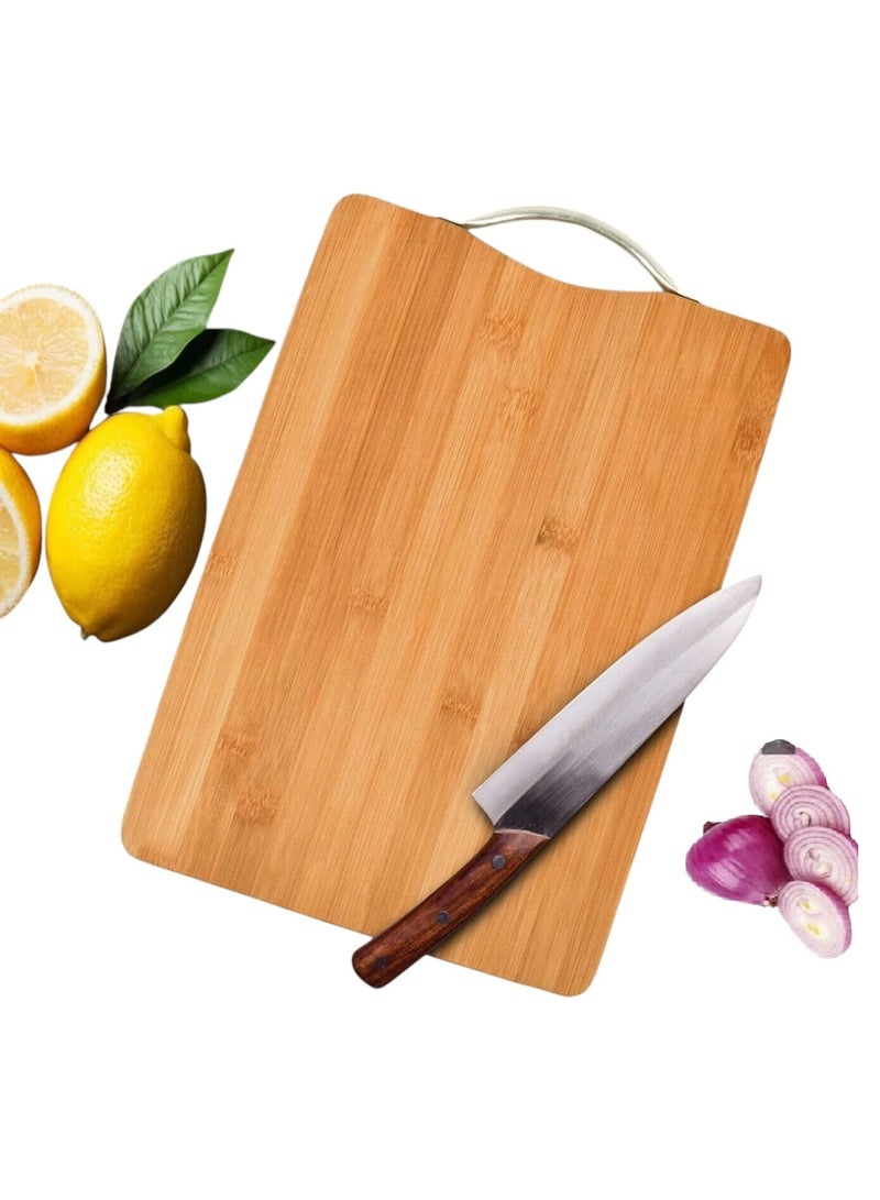 لوح تقطيع من الخيزران للمطبخ، لوح تقطيع خشبي متين لتقطيع الخضروات واللحوم، لوح تقطيع، - Image 1
