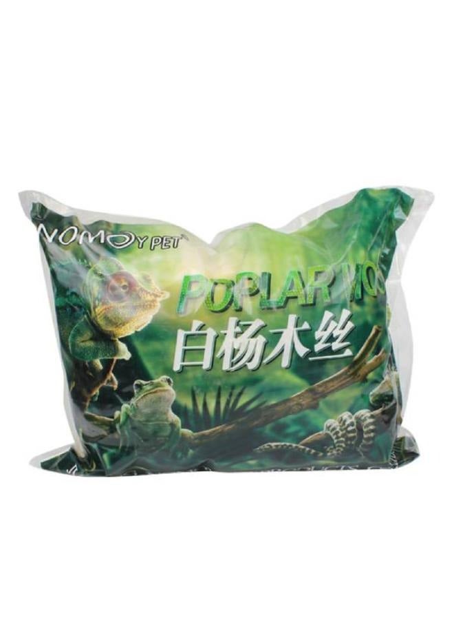 NomoyPet aفرش نومويبيت للزواحف من صوف خشب الأسبن NC-08 - ركيزة مناسبة لأحواض الزواحف والثعابين - 400 غرام - Image 2