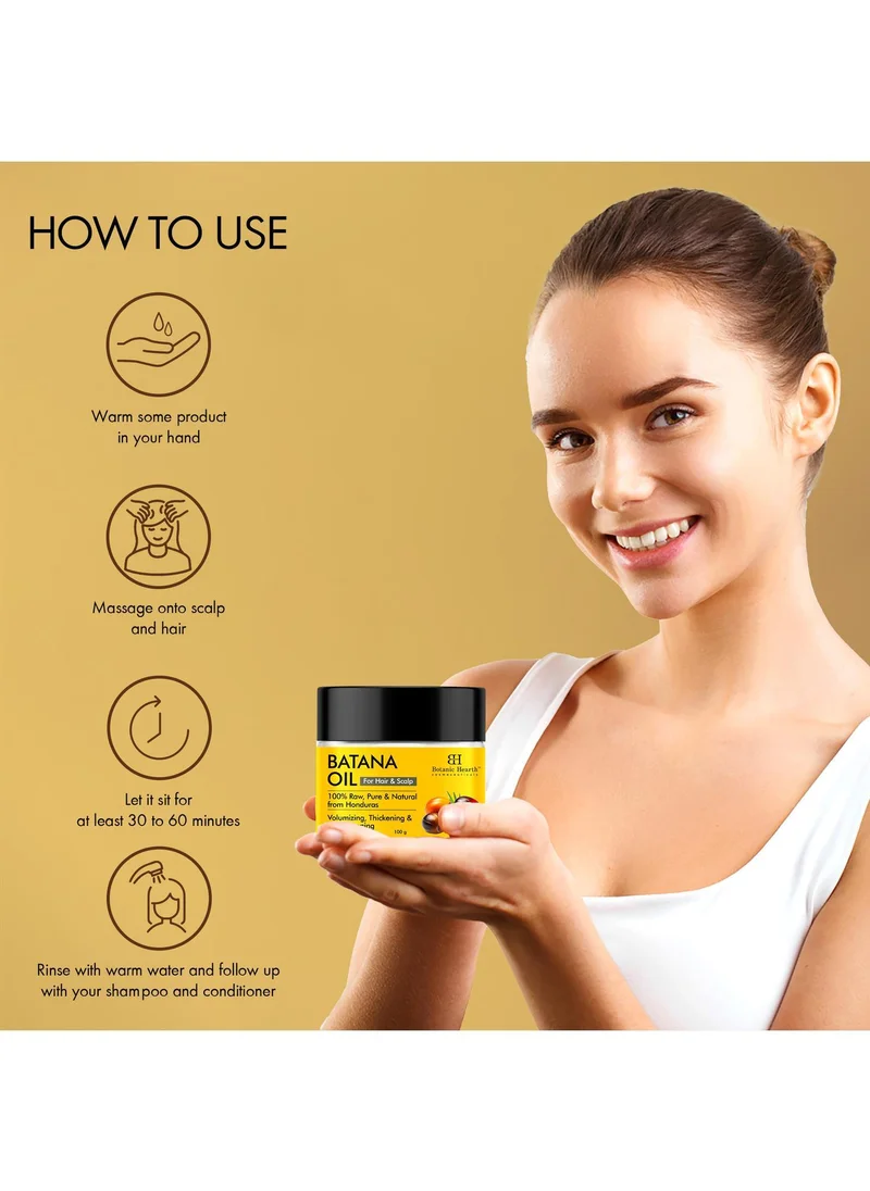 Botanic Hearth Botanic Hearth Batana Oil - Butter 100 ml - Deeply Nourishing & Revitalizing Hair & Skin Care