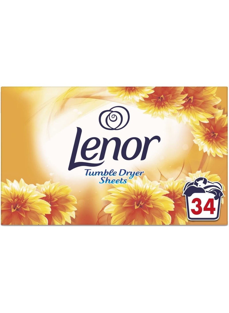 Lenor Tumble Dryer Sheets Summer Breeze 34 Sheets - Image 1