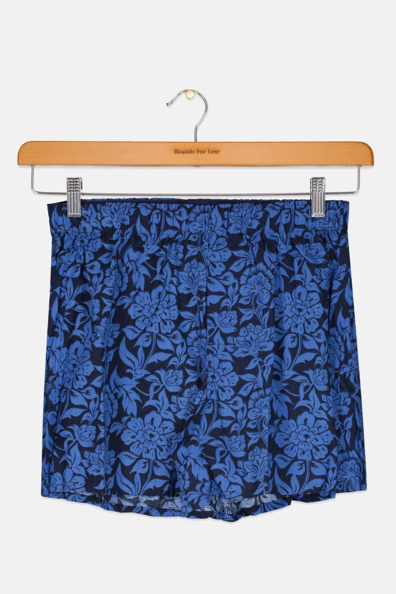 GAP Men Floral Print Boxer, Blue - Image 1