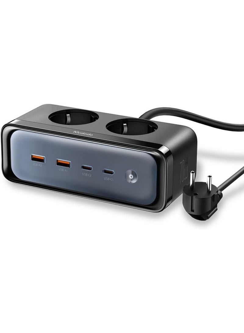Mcdodo Charger 4610 6in1 GAN 70W Lightning Protection Power Strip (Eu Plug) - Image 1
