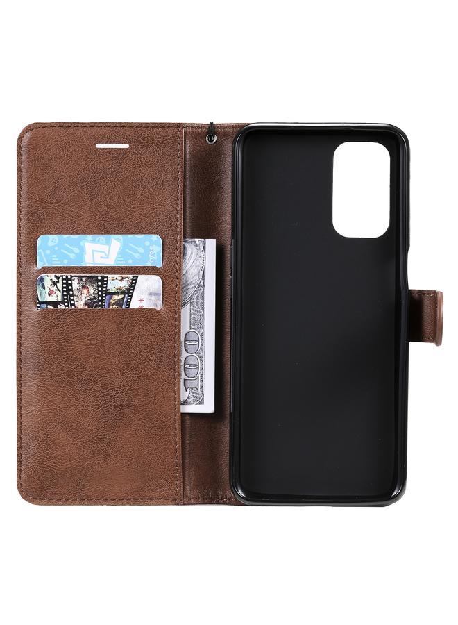 S-TOP Case For OPPO A93 5G / A54 5G / A74 5G Solid Color Horizontal Flip Protective Leather Case with Holder & Card Slots & Wallet & Photo Frame & Lanyard - Image 4