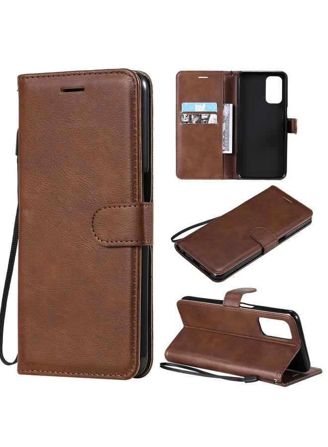 S-TOP Case For OPPO A93 5G / A54 5G / A74 5G Solid Color Horizontal Flip Protective Leather Case with Holder & Card Slots & Wallet & Photo Frame & Lanyard - Image 1