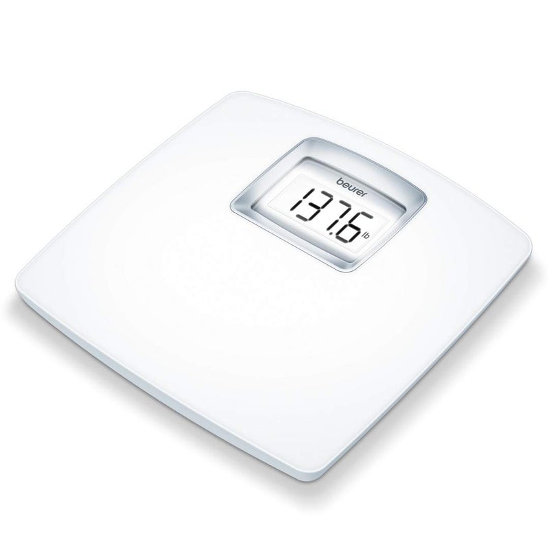Beurer PS25 Digital Bathroom Scale for Body Weight 400lb Capacity AutoCalibrate XL Backlit Display Glass Precise and Accurate Body Scale