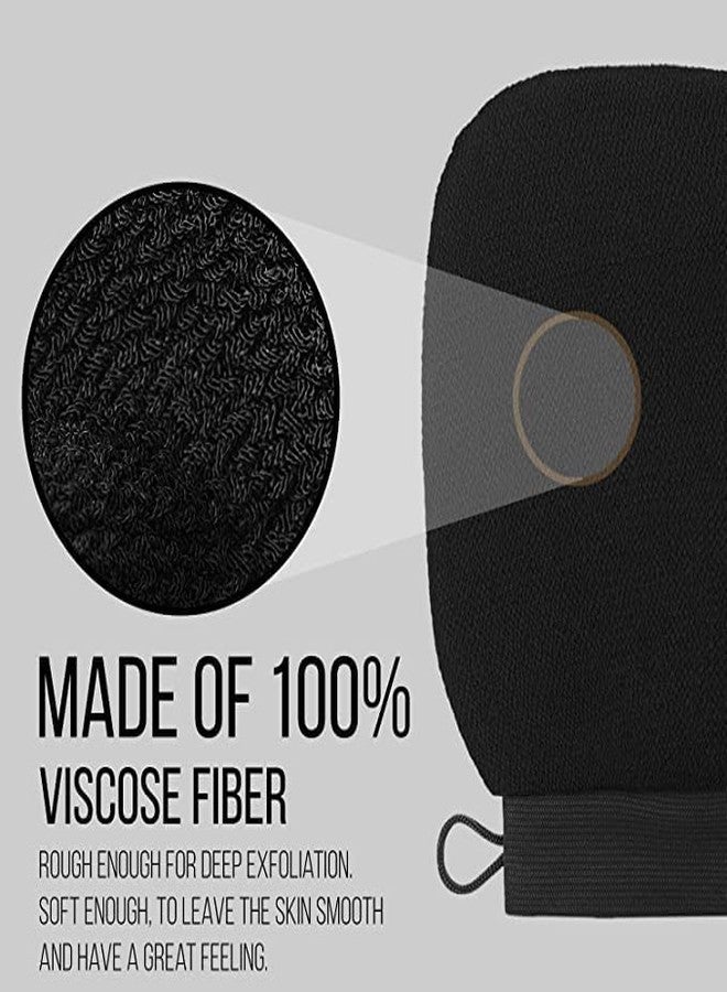 DOEASY Exfoliating Body Scrubber Mitt for Bath and Shower, 100% Viscose Fiber Korean Style Exfoliating Glove, 8.46 x 5.9 Inch Deep Cleansing Mitt Helps Remove Dead Skin, Soften Skin and Reduce Ingrown Hairs (1) - Image 4