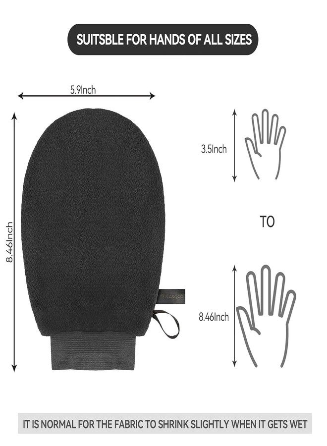 DOEASY Exfoliating Body Scrubber Mitt for Bath and Shower, 100% Viscose Fiber Korean Style Exfoliating Glove, 8.46 x 5.9 Inch Deep Cleansing Mitt Helps Remove Dead Skin, Soften Skin and Reduce Ingrown Hairs (1) - Image 2