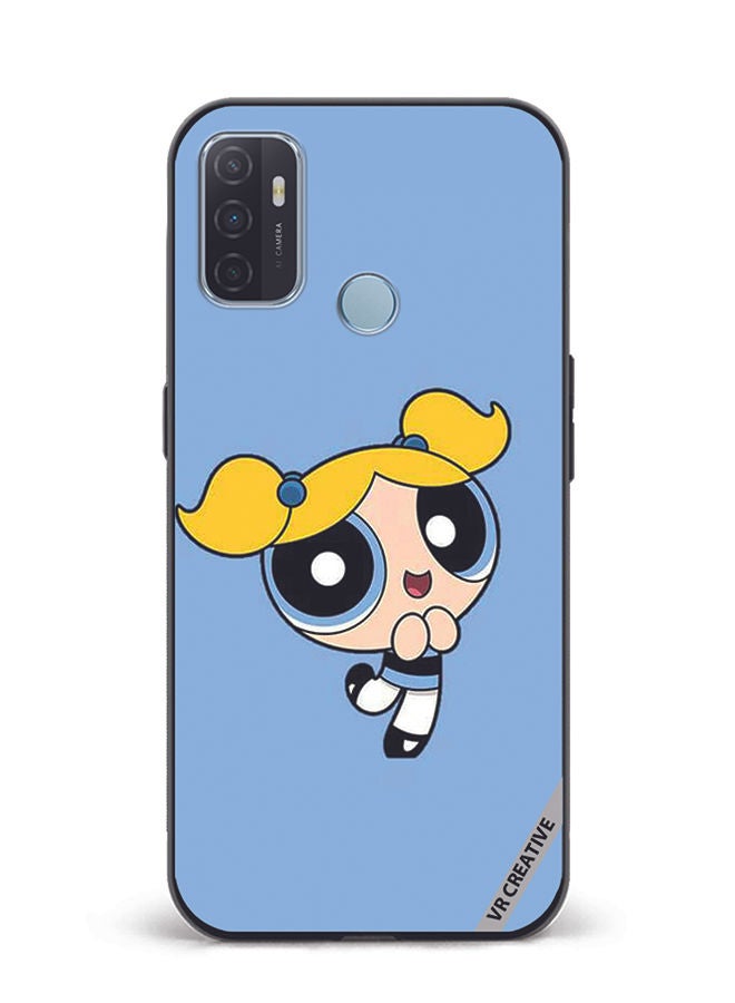 VR CREATIVE Protective Case Cover For Oppo A53 Bubbles Powerpuff Girls Design Multicolour - Image 1