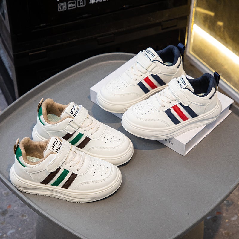 Children'S Board Shoes Boys And Girls Sneaker New Student White Shoes All-Match Soft Sole Middle And Large Children Casual Shoes - Image 5