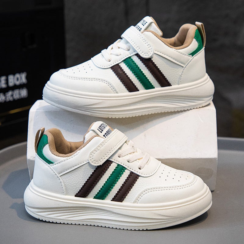 Children'S Board Shoes Boys And Girls Sneaker New Student White Shoes All-Match Soft Sole Middle And Large Children Casual Shoes - Image 4