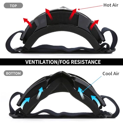 JAMIEWIN Motocross Goggles - ATV Dirt Bike Motorcycle UTV MX Offroad Riding Goggles with Anti UV, Dustproof, Anti Fog Lenses for Men, Women, Youth & Kids - Image 5