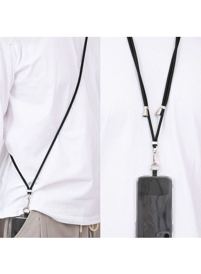 TSYO Universal Phone Lanyard with Adjustable Nylon Crossbody Strap for Most Smartphones（Black）  - Image 5