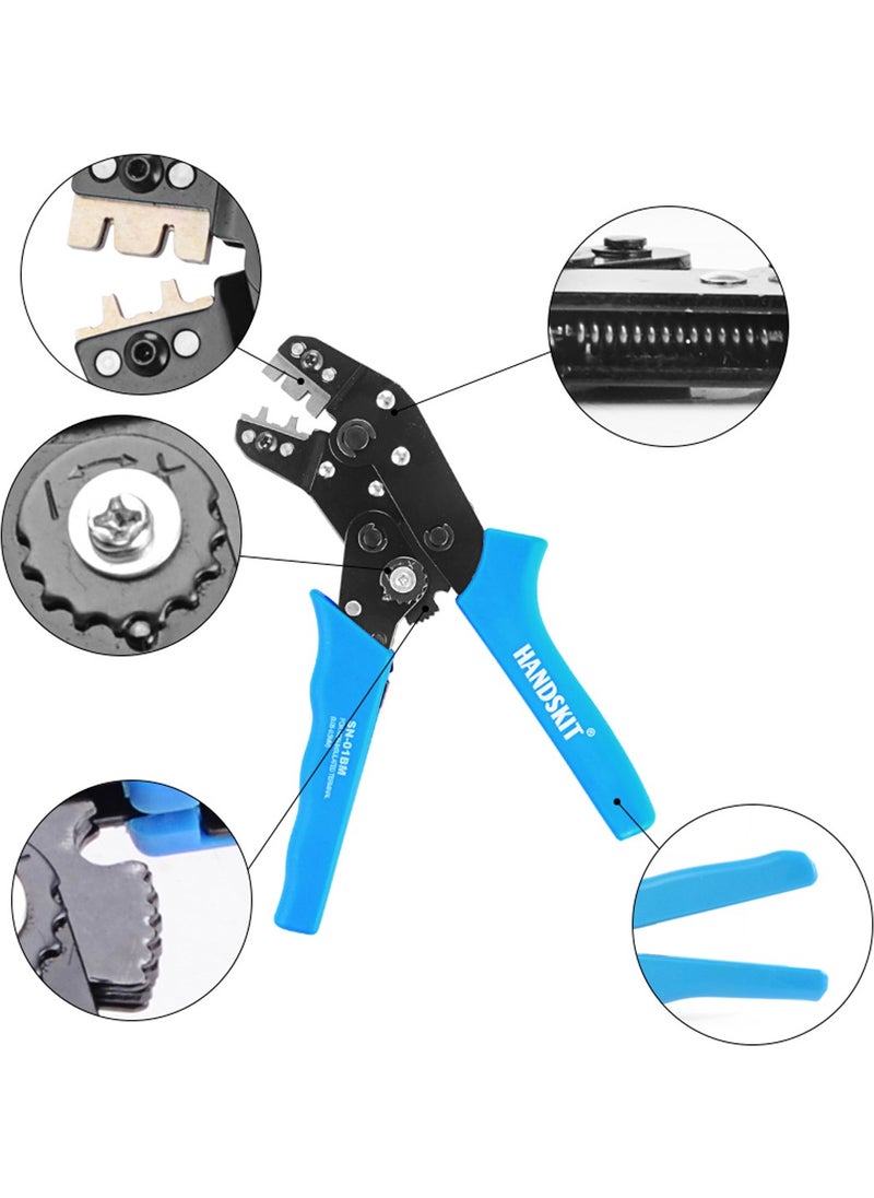 Elektromall SN-01BM Adjustable Terminal Wire Cable Crimping Pliers  - Image 2