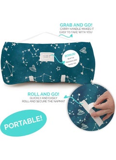 JumpOff Jo JumpOff Jo - Toddler Nap Mat for Preschool, Daycare, and Kindergarten - Sleeping Bag for Kids with Removable Pillow and Ultra Soft Blanket - Night Sky  - Image 3