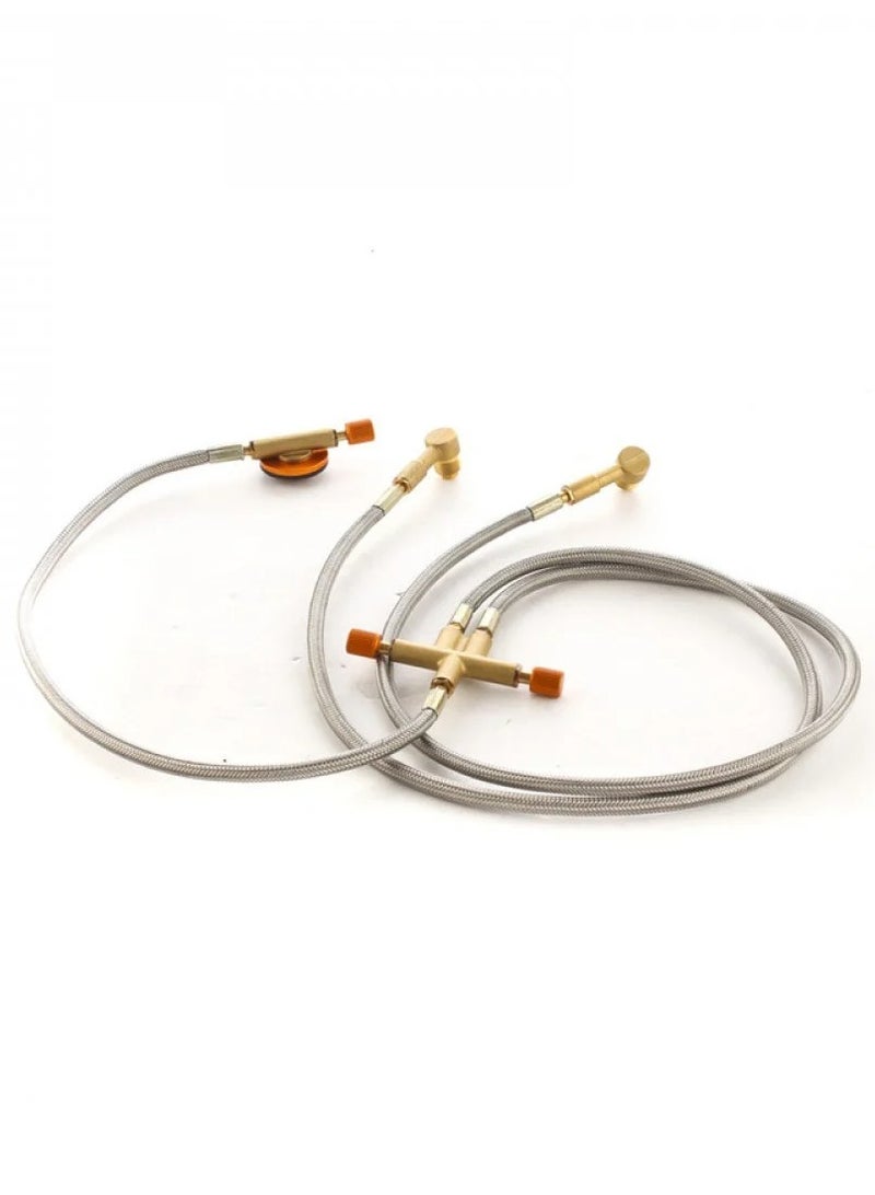 ال سي وصلة لي غاز 2 خط مع صمام - Image 1