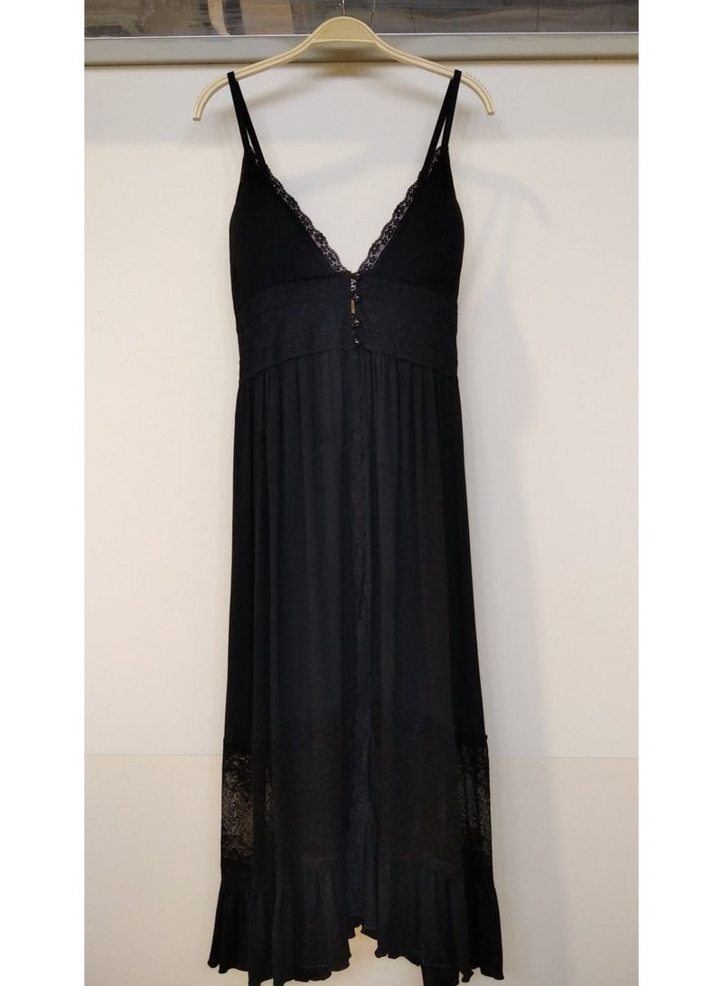 كابريشوس طقم قميص نوم وروب دانتيل أنيق – ملابس نوم مريحة وناعمة للنساء - Image 2