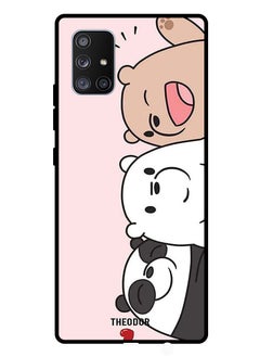 Protective Case Anti ScratchShockproof Cover For Samsung A71 5G Three Friends Panda