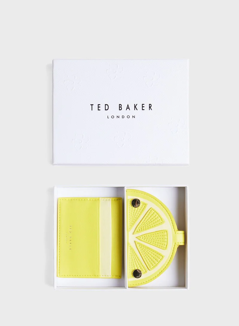 Ted Baker Lemmonn Lemon Slice Keyring And Card Holder