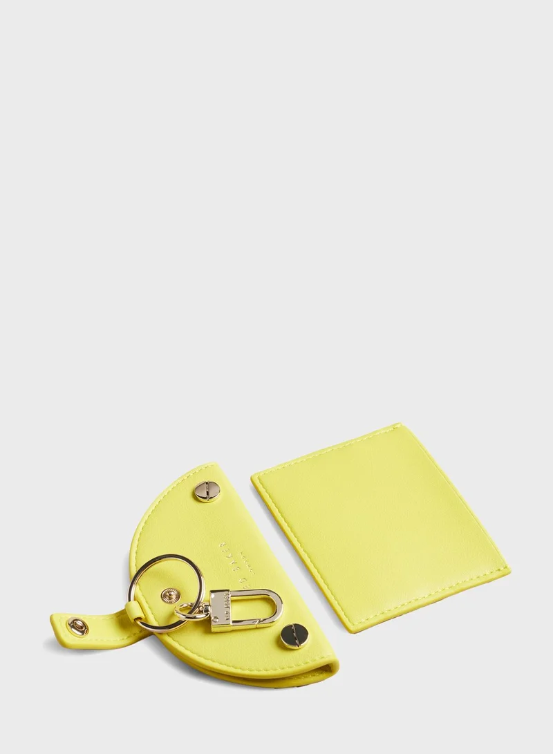 Ted Baker Lemmonn Lemon Slice Keyring And Card Holder