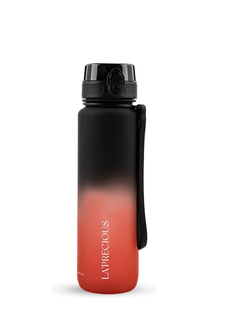 LA' PRECIOUS - LA' PRECIOUS 1L Water Bottle for Adults and Kids - USA Tritan Material Non-Toxic BPA Free - Fast Flow - Flip Top Leak Proof Lid and One Click Open - Image 1