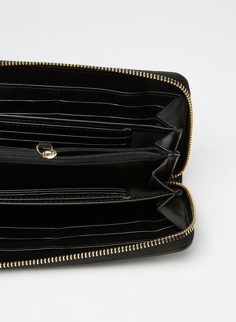 NIBEMINENT Zip-Around Wallet Black  - Image 4