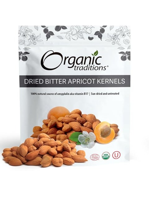 Organic Apricot Seeds Organic Bitter Apricot Kernels 8 OZ