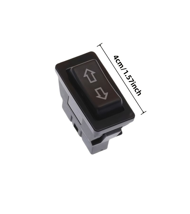 5pcs Black Double Pole Double Throw Car Rocker Switch Window Regulator Arrow - Image 2
