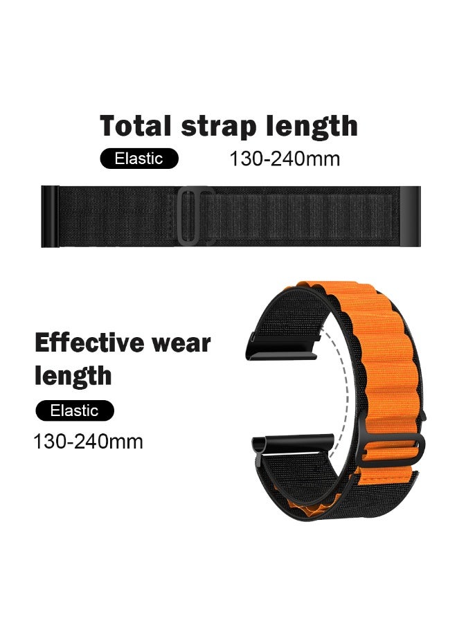 ترامكس حزام حلقة جبال الألب متوافق مع حزام حلقة جبال الألب المتوافق مع WHOOP 4.0 - حزام نايلون نايلون ناعم قابل للتنفس بديل لحزام Whoop 4.0، تصميم خفيف الوزن قابل للتعديل - Image 4