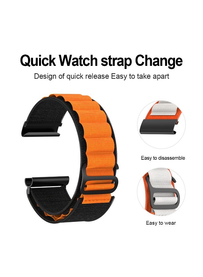 ترامكس حزام حلقة جبال الألب متوافق مع حزام حلقة جبال الألب المتوافق مع WHOOP 4.0 - حزام نايلون نايلون ناعم قابل للتنفس بديل لحزام Whoop 4.0، تصميم خفيف الوزن قابل للتعديل - Image 2